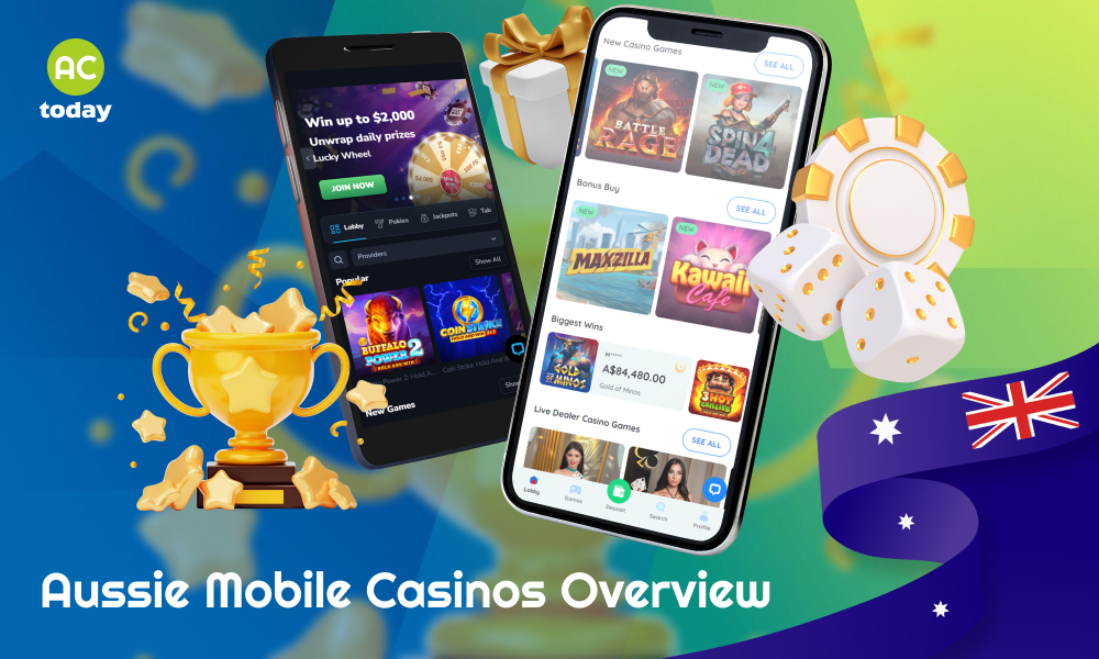 Advice on finding Australian mobile casinos, installing apps and enjoying games, bonuses and services on the go