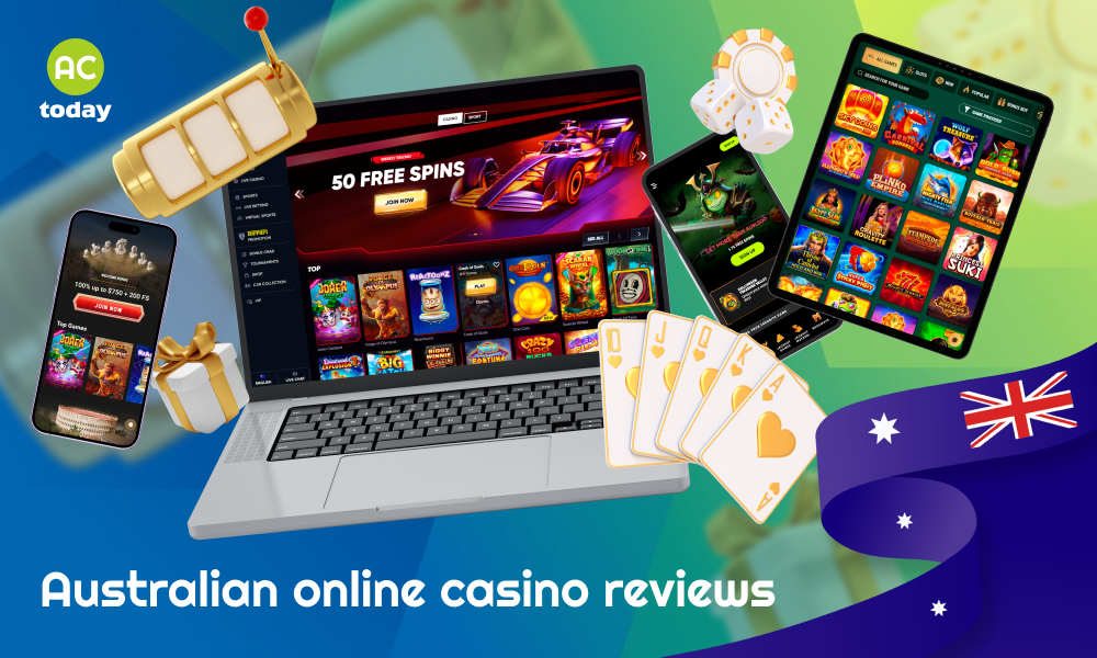 Online casino reviews can help players from Australia find the best gambling sites