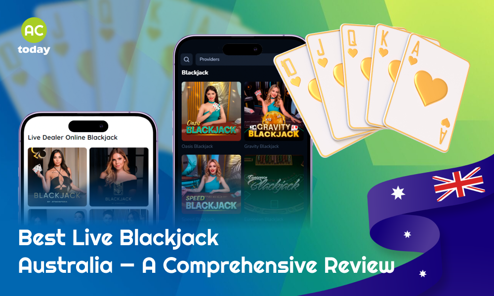 The review provides an overview of the best live blackjack games in Australia, highlighting top casinos, game variations, and features such as extra bets and tournaments