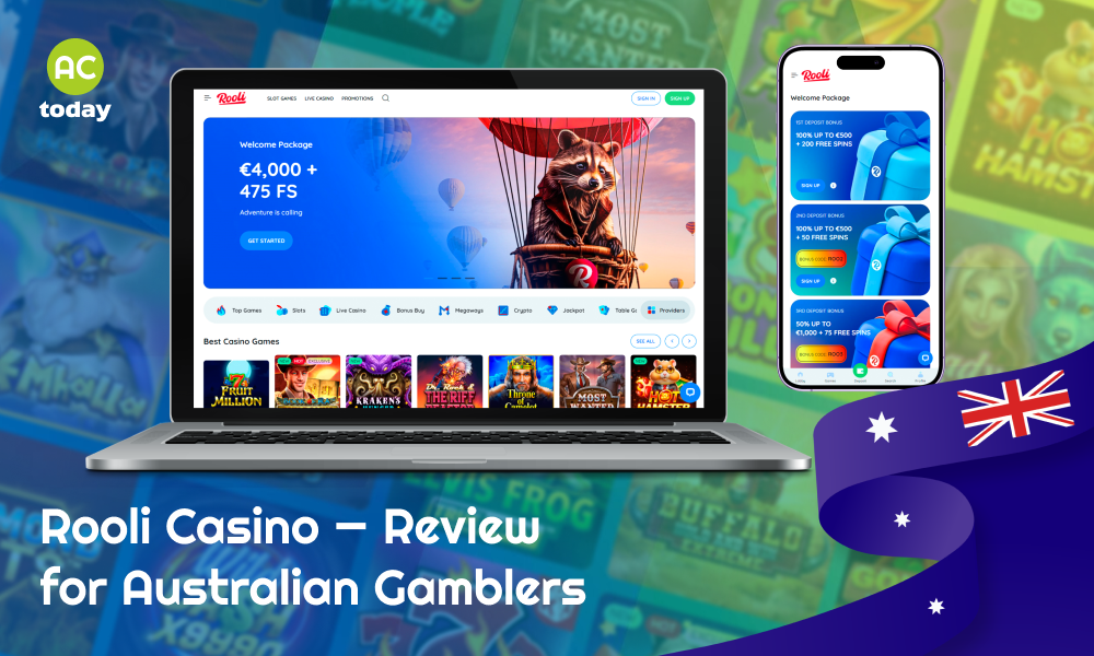 Rooli Casino offers Australian players the best games, loyalty program and fiat and cryptocurrency transactions