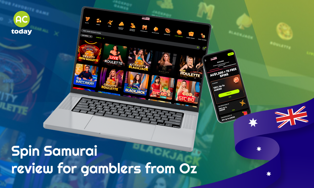 Spin Samurai Casino offers Australian players a diverse selection of games and a generous welcome bonus